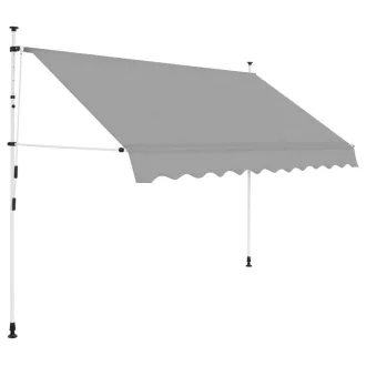 Rolovací markýza, šedá, 350x120 cm