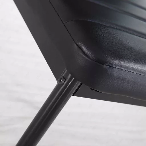 4 kusová sada jídelních židlí, černá