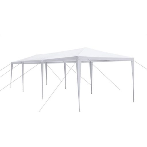 Párty stan v bílé barvě, 3 různé velikosti - 3x9m