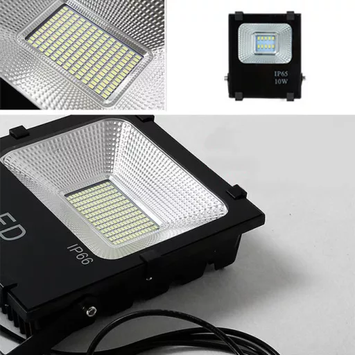 LED reflektor se solárním panelem - 20 W