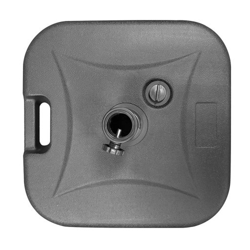 Pískem/vodou plnitelný stojan na slunečník ve více typech - čtyřúhelníkový stojan