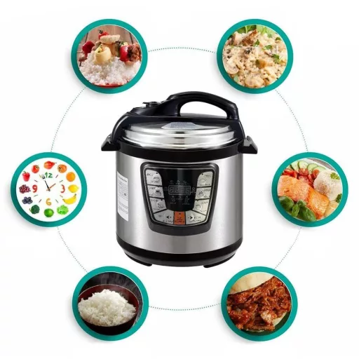 Slow cooker, multifunkční tlakový hrnec, 6L