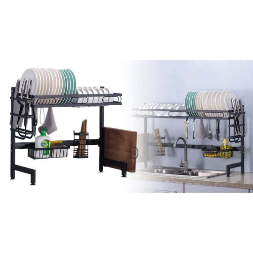 Odkapávač na nádobí na dřez - dvojitý