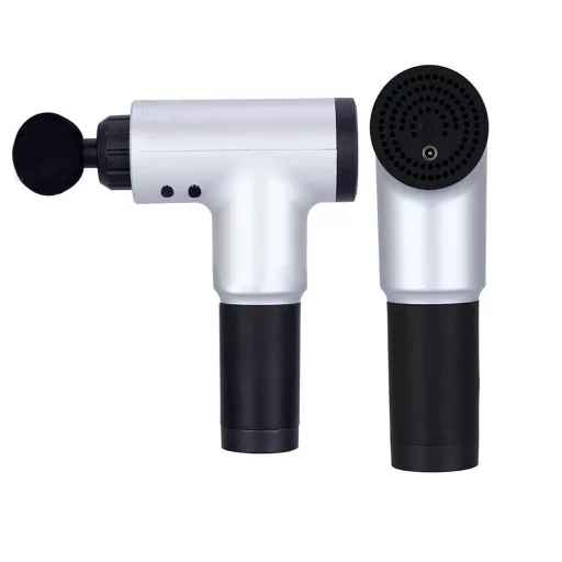 Masážní pistole se čtyřmi výměnnými hlavami