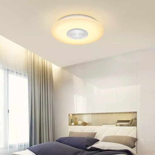 Stropní lampa měnící barvy