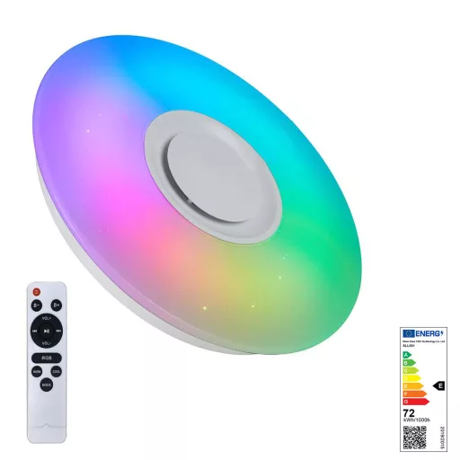 Stropní lampa měnící barvy