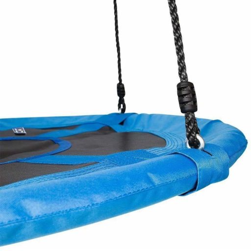 Závěsná houpačka ve tvaru kruhu, 110 cm - modrá, bez stanu