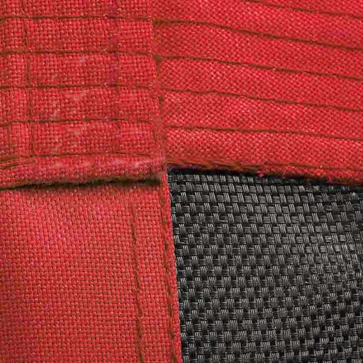 Závěsná houpačka ve tvaru kruhu, 110 cm - červená, bez stanu