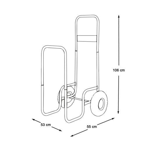 Ruční vozík na dřevo