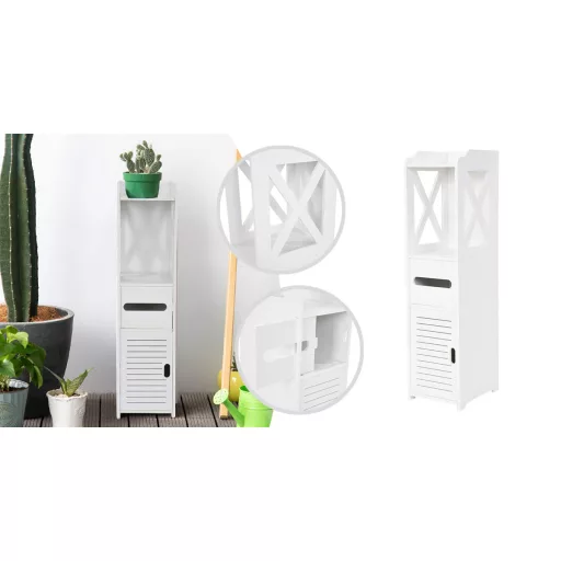 Úzká skříňka do koupelny