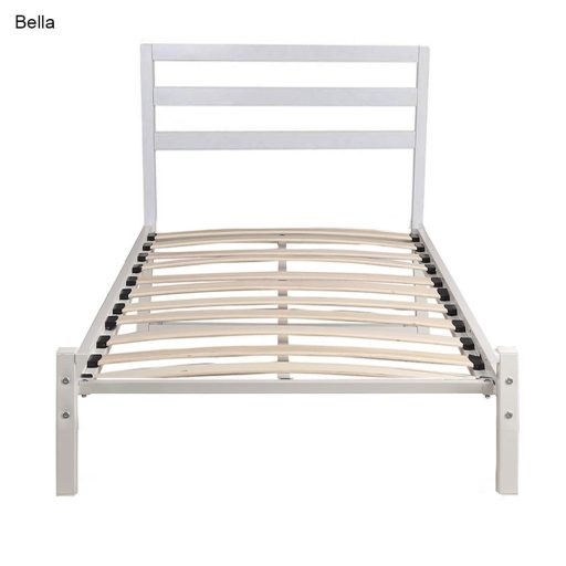 Bella kovový postelový rám s roštem jako dárek, ve více rozměrech a barvách