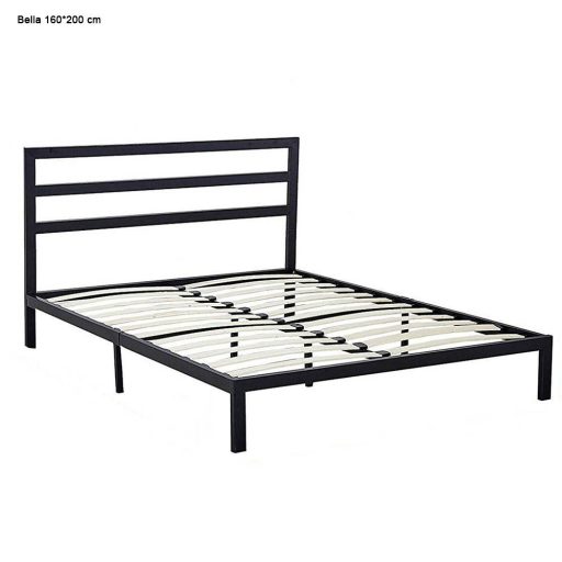 Bella kovový postelový rám s roštem jako dárek, ve více rozměrech a barvách