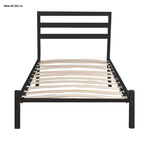 Bella kovový postelový rám s roštem jako dárek, ve více rozměrech a barvách