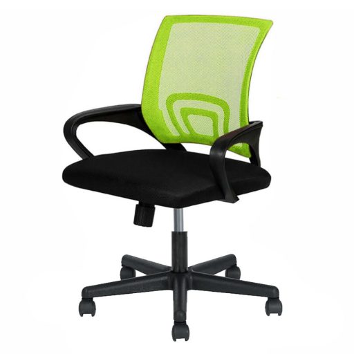 Kancelářská otočná židle s područkami ve více barvách - zelená