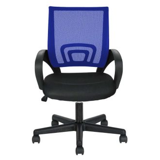   Kancelářská otočná židle s područkami ve více barvách-modrá