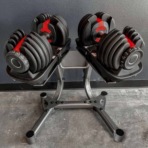 Stojan na nastavitelné činky