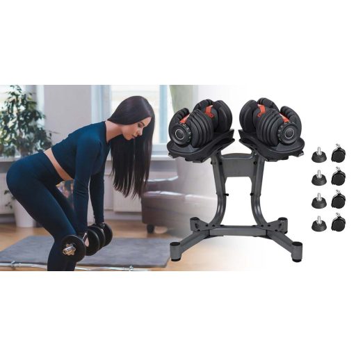 Stojan na nastavitelné činky