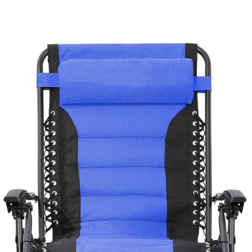 Delux nulová gravitační zahradní židle, ve více barvách-modrá