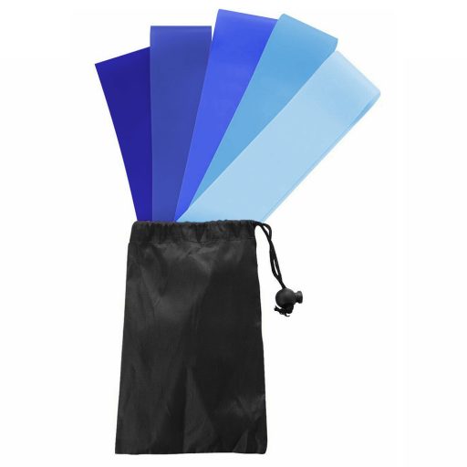 Gumové pásy na cvičení, 5 ks ve víve typech