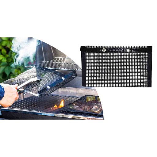 Síťovaný sáček na grilování 14x24 cm