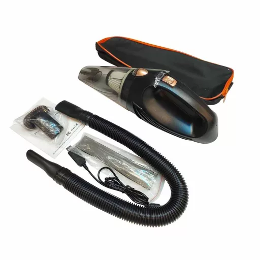 Ruční vysavač na mokré i suché vysávání, s nabíjejícím kabelem USB 55W