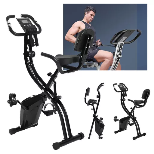 Fitness rotoped s opěradlem a gumou