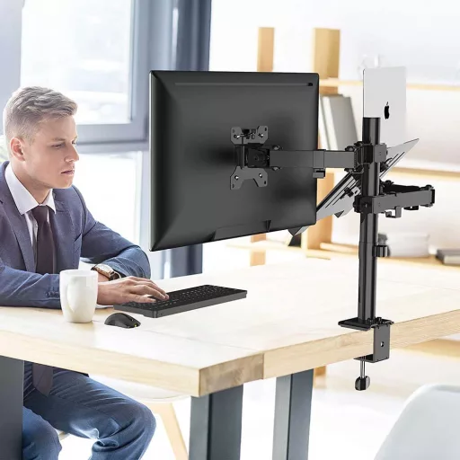 Stolní stojan na monitor a notebook