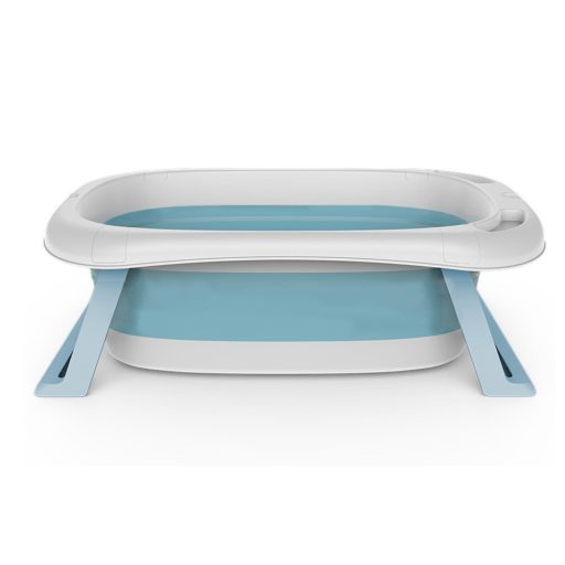 Skládací dětská vanička se sítí, ve více barvách-modrá