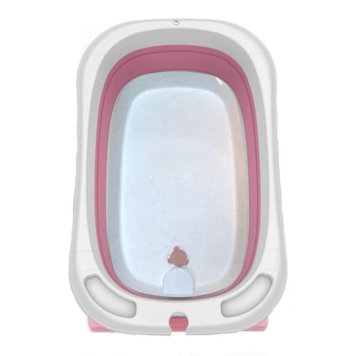 Skládací dětská vanička se sítí, ve více barvách-růžová