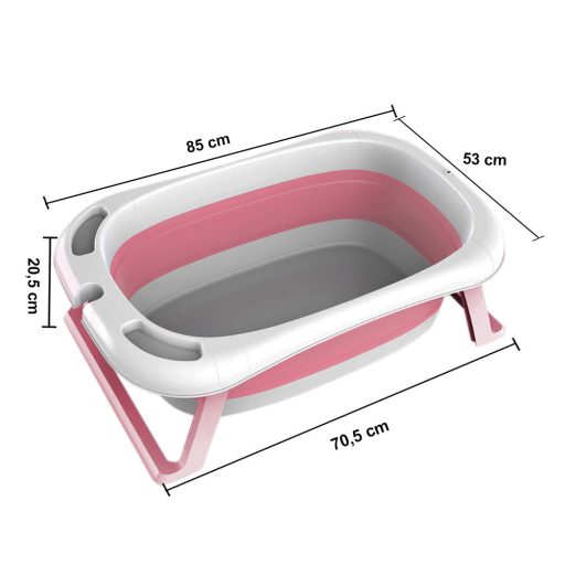Skládací dětská vanička se sítí, ve více barvách