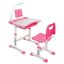 Multifunkční dětský psací stůl s nastavitelnou výškou-růžový