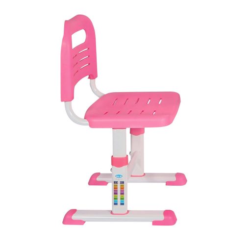 Multifunkční dětský psací stůl s nastavitelnou výškou-růžový