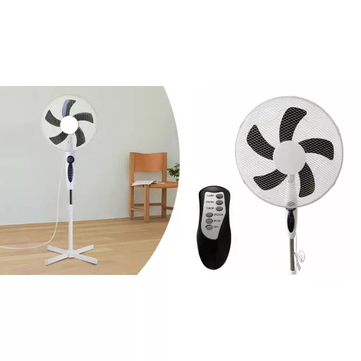 Stojanový ventilátor s dálkovým ovládačem