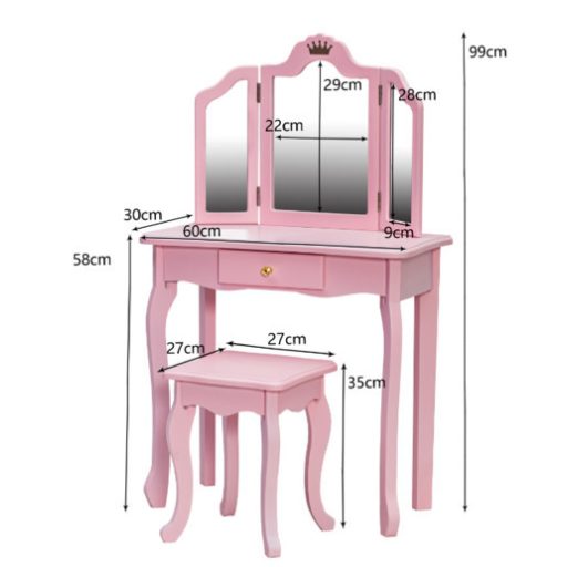 Dětský toaletní stolek