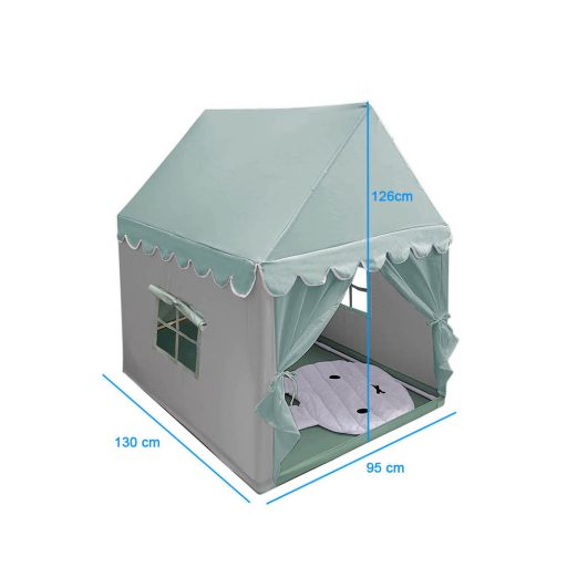 Hrací domeček pro děti ve více typech - mátový