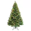 Umělý vánoční stromek s 260 LED diodami, teplý bílý, 180 cm