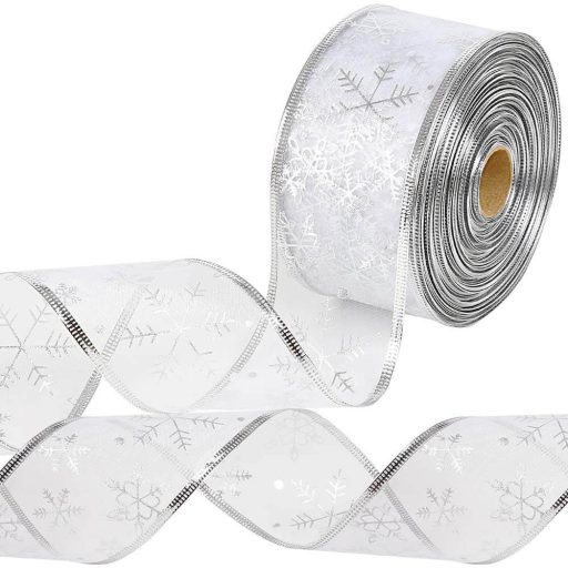 Vánoční páska s 250 LED diodami, stříbrný, 25 m 