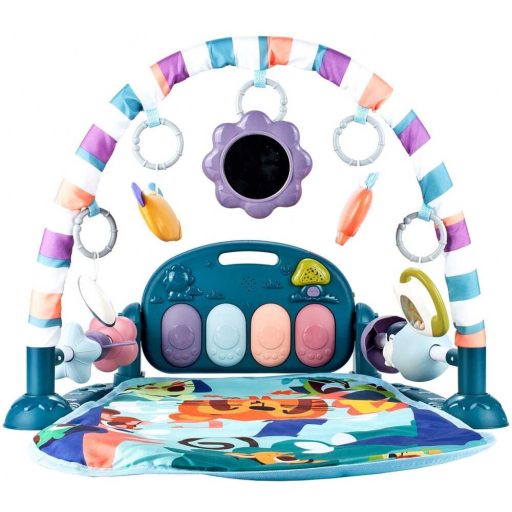 Hrací podložka s klavírem - ve více typech - modrá