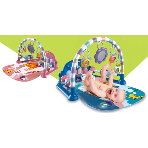 Hrací podložka s klavírem - ve více typech - modrá