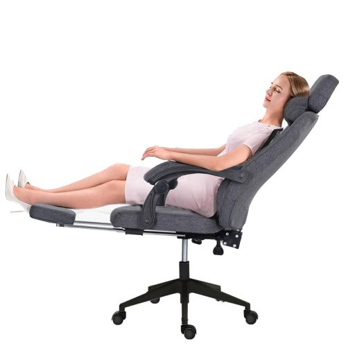 Otočná kancelářská židle s opěrkou hlavy - ve více barvách-tmavošedá