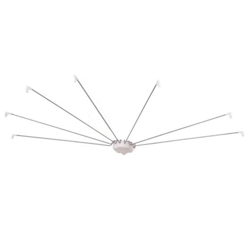 Držák sprchového závěsu ve tvaru deštníku