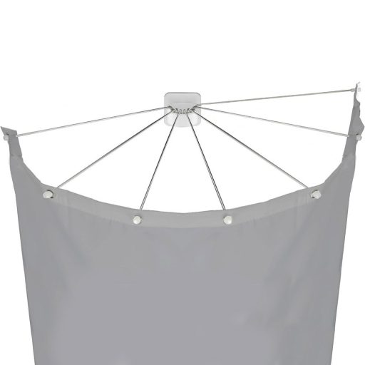 Držák sprchového závěsu ve tvaru deštníku