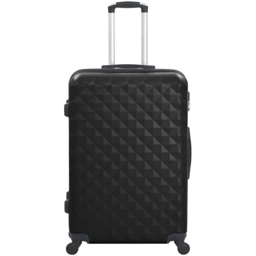 Sada cestovního kufru s kosmetickou taštičkou ve více barvách-černá