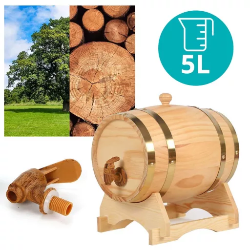 Dubový sud s kohoutkem, 5l