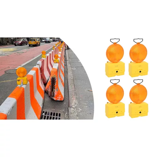Výstražné osvětlení na silnici, 4 ks