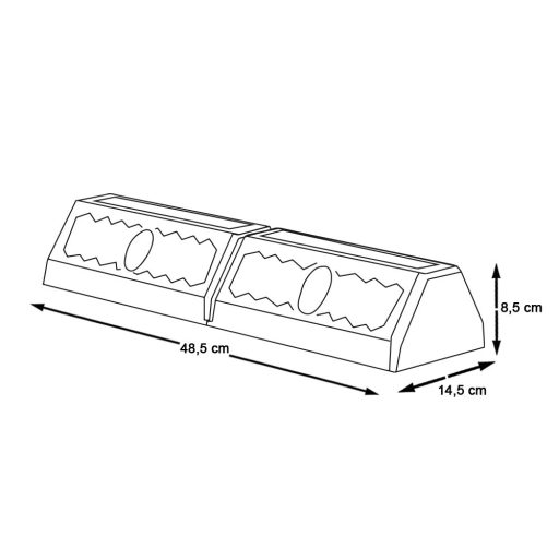 Parkovací nárazník, 2 ks