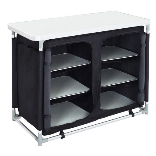 Přenosná kempingová kuchyňská skříňka 