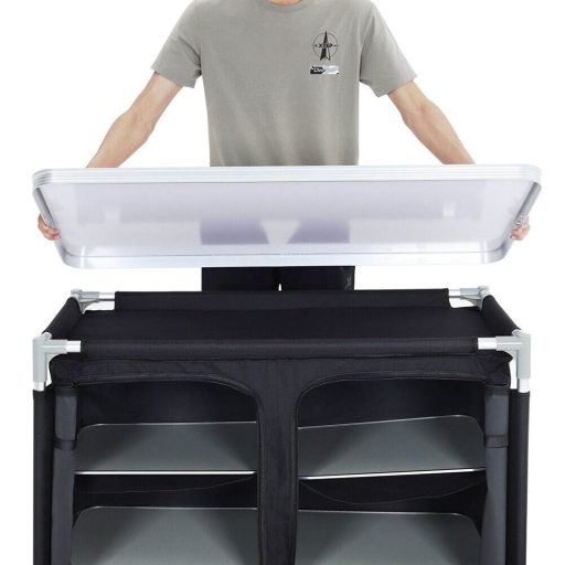 Přenosná kempingová kuchyňská skříňka 