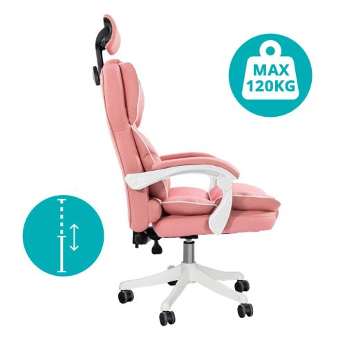 Ředitelská otočná židle LUX, ve více barvách-růžová