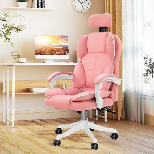 Ředitelská otočná židle LUX, ve více barvách-růžová